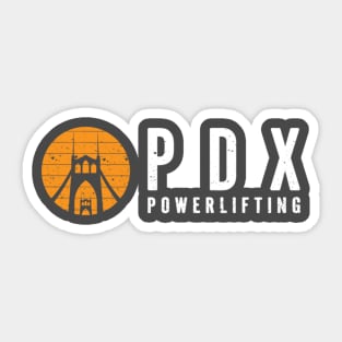 PDX Powerlifting Logo Sticker